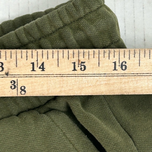 Puma Mens Large Fleece Jogger Pants Forest Night Green Pockets Comfy Sweatpant - Picture 6 of 11